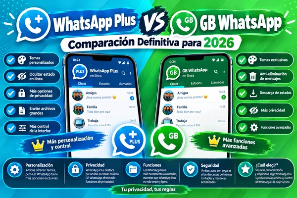 WhatsApp Plus VS GB WhatsApp