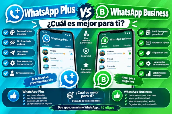 WhatsApp Plus vs WhatsApp Business